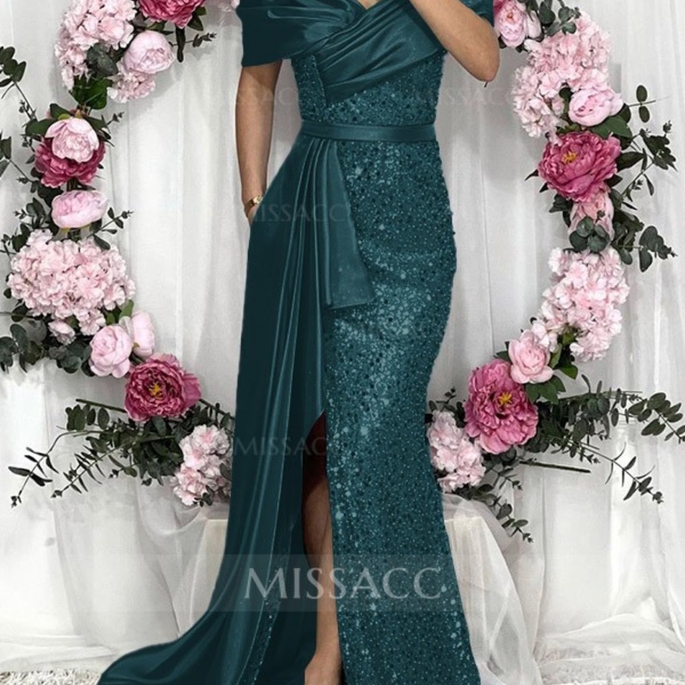 Teal Evening Gown